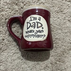 Dad Superpower Mug - Maroon